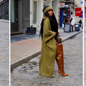 Brown & Green Cardigan