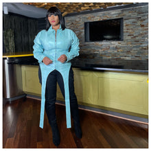Load image into Gallery viewer, MaKayla Corset Jacket (Blue)
